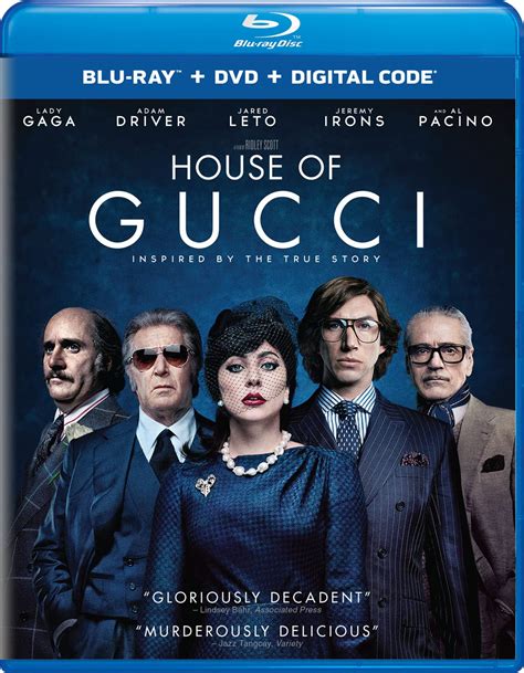 house of gucci blu-ray|house of gucci dvd cover.